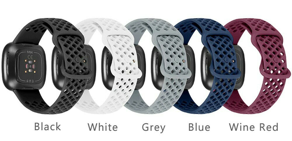 送料無料 Fitbit Versa3 / Versa4 / Sense / Sense2 対応 交換 バンド ベルト 穴 シリコン ソフト フィットビット ヴァーサ センス スポーツ 交換用バンド 耐水 スポーツ 可愛い メンズ レディース 誕生日