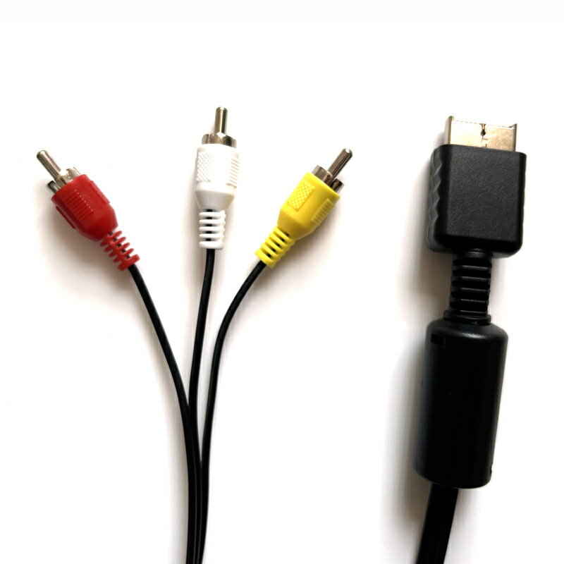 送料無料 AVコンポジット ケーブル RCA変換アダプター コンバーター PS1 PS2 PS3 対応 ケーブルコード avケーブル 1.…