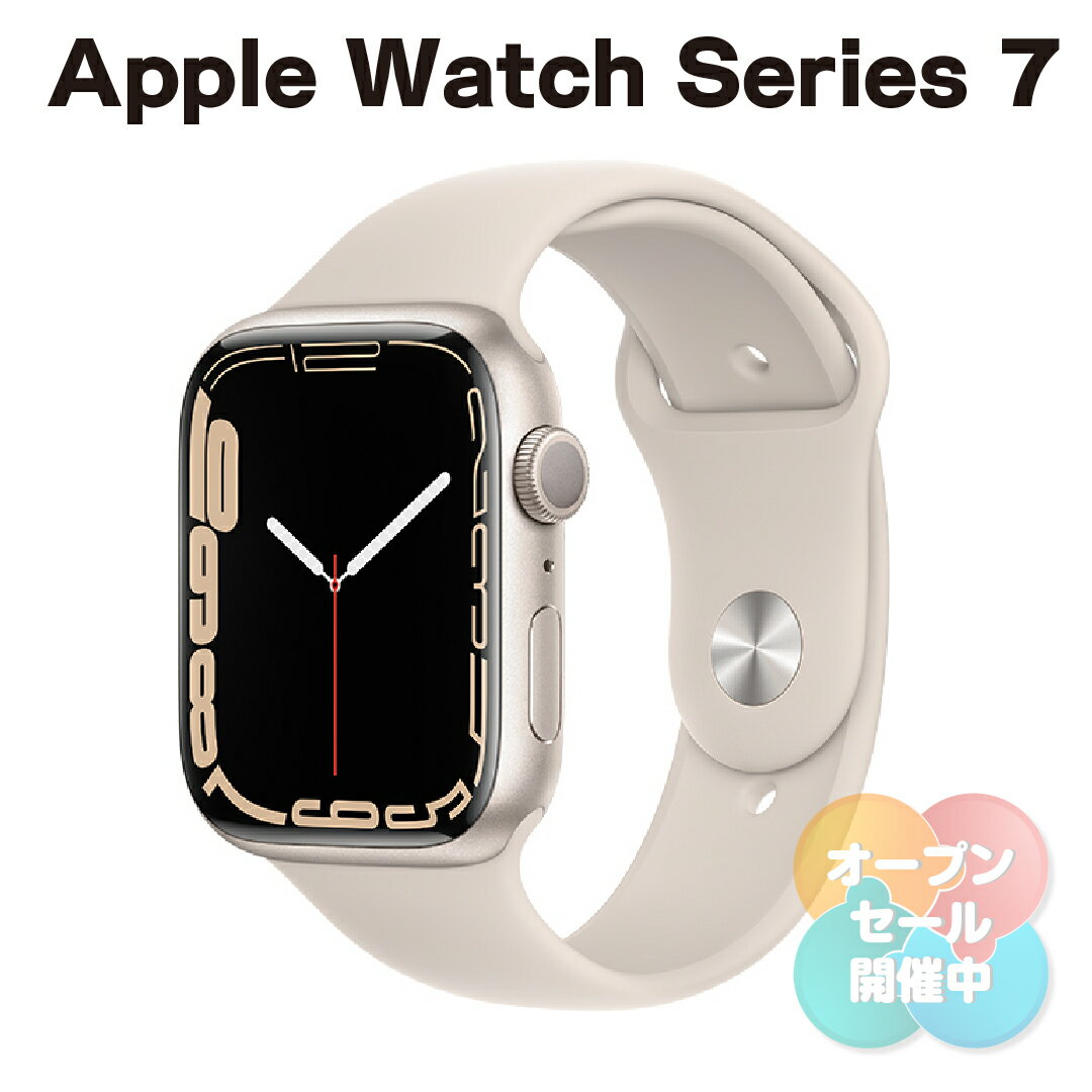 ץ󥻡볫桡Apple Watch Series 7GPSǥ- 45mm 饤ȥߥ˥ॱ [MKNP3J/A]