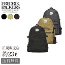 【12/17 9:59までポイント6倍】【カラー：黒在庫有・送料無料】 FREDRIK PACKERS 210D DAY PACK TIPI フレドリックパッカーズ 210デニール デイバッグ 23L マザーズバッグ 黒リュック 黒 リュック レディース メンズ ユニセックス 通勤 通学 パパ ママ 大容量 多機能