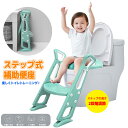 【P20倍 LINE追加で5％OFF】補助便座 ステップ 付き トイレトレーニング トイトレ 踏み台 おまる 子供用 幼児用便座 キッズ用便座 子どもトイレ トイレ練習 ベビートイレ 補助 取外し可能 折りたたみ 女の子 男の子 プレゼント お誕生日 ギフト