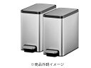 【アウトレット】EKO ペダル式ステンレスゴミ箱 6L 2個セット 綺麗 お手軽 軽量 シンプル スタイリッシュ デザイン インテリア おしゃれ 収納 ステンレ...