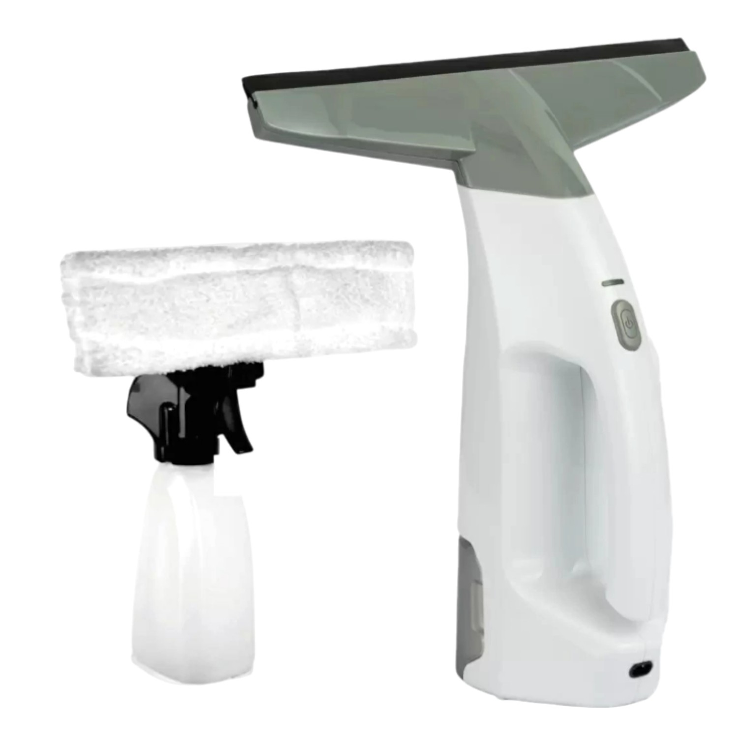 【アウトレット】充電式窓用バキュームクリーナー ガラスワイパー 窓掃除 吸水・吸引 電動クリーナー ..