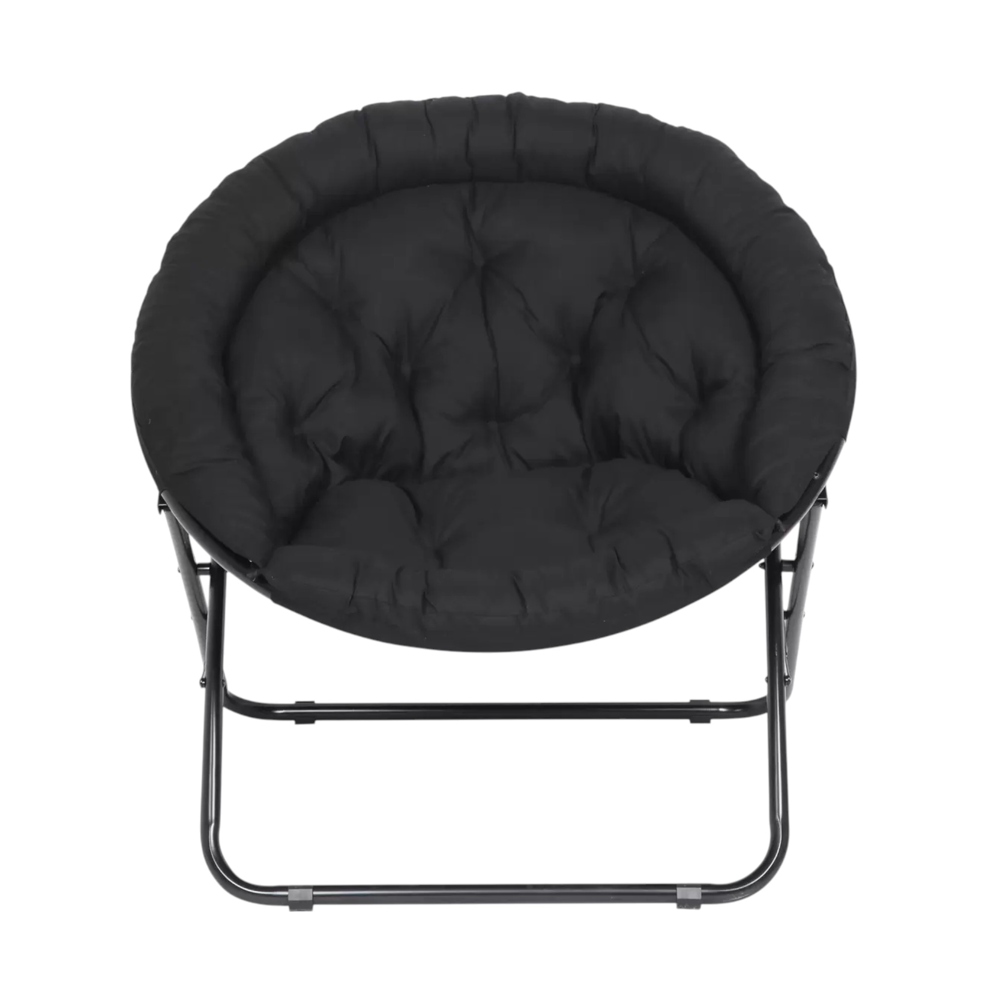 【年末大感謝祭！コストコ・訳アリ品】大型ソーサーチェア 座り心地 簡単 折りたたみ シンプル 一人掛け ゆったり フロアチェア リビング 癒し 省スペース リラックス【2100019】