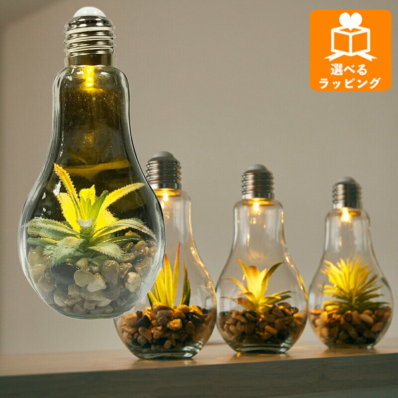 樂天商城 - 電球型 インテリアライト Terrarium テラリウム B EF-RL02B アンファンス LEDライト タッチライト テーブルライト 照明 間接照明 おしゃれ プレゼント ギフト