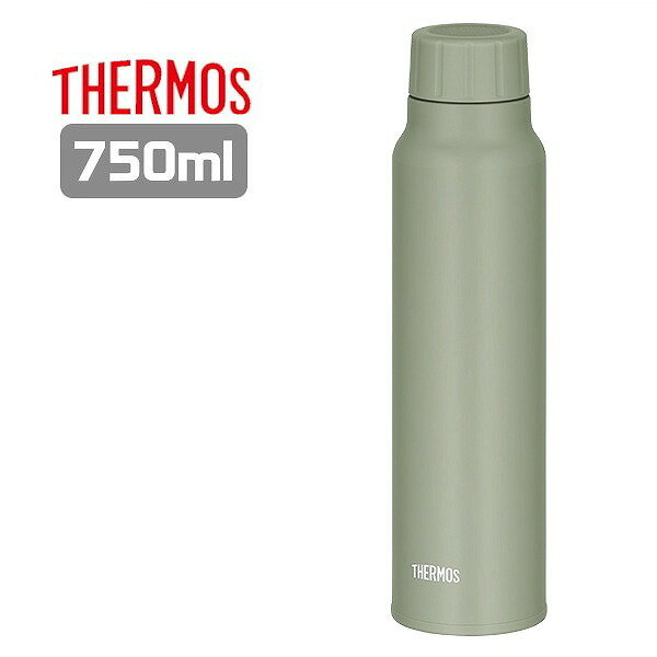 樂天商城 - サーモス 保冷炭酸飲料ボトル 750ml カーキ FJK-750 KKI 水筒 保冷 炭酸可能 炭酸対応 THERMOS ギフト プレゼント