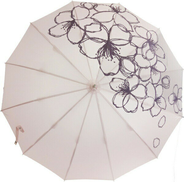 Bloom そめいよしの ピンク JK-71 晴雨兼用傘 UVカット 55cm ジャンプ式 サントス かさ 日傘 遮熱 遮光 熱中症対策 プレゼント ギフト