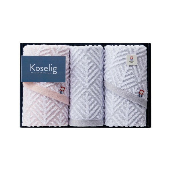 樂天商城 - Koselig フェイスタオル2 ウォッシュタオル1 犬飼タオル IM2544 国産 今治タオル タオルセット 日本製 北欧デザイン ウォッシュタオル 2P 綿100% 日本製 誕生日 内祝い 引出物 出産 結婚 記念日 引っ越し 熨斗 プレゼント ギフト