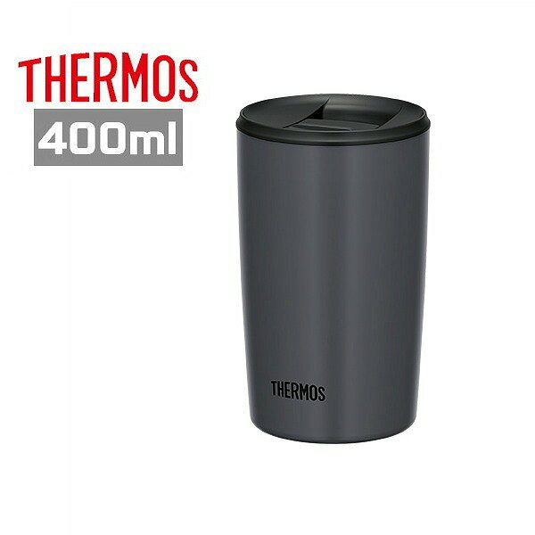 樂天商城 - サーモス 真空断熱タンブラー JDP-401 DGY 400ml ダークグレー 水筒 保冷 保温 ステンレスボトル ギフト プレゼント