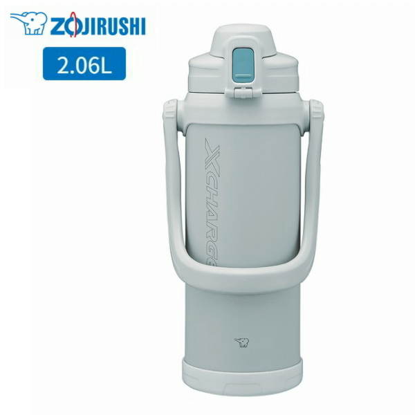 【特典：ステンレスボトル洗浄剤付き】象印 水筒 ステンレスクールボトル SD-BE20 HA グレー 2.06L 象印マホービン ZOJIRUSHI プレゼント ギフト 保冷専用