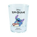 ディズニー スティッチ サーフィン グラス ミニ 50ml クリア SAN2957-2 サンアート sunart プレゼント 母の日