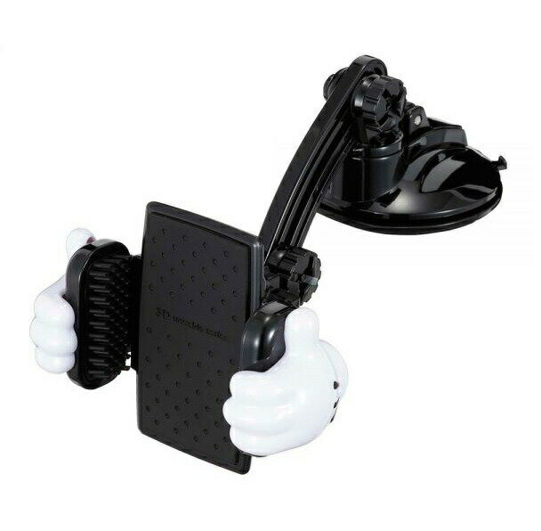 【期間限定！全品ポイント2倍！】スマートフォンホルダー3D吸盤L ミッキーマウス WD-400 ナポレックス プレゼント カー用品 車用品のサムネイル