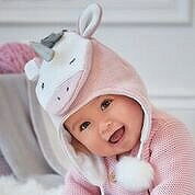 ウォームハット ユニコーン 10546 Elegant Baby 新生児 出産祝い 赤ちゃん用 ギフト プレゼント