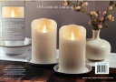 キャンドル ライト セット 【期間限定クーポン配布中】【送料無料】LEDキャンドル WAX CANDLES 2個セット サイズ9.1cm×15.2cm ろうそく コストコ プレゼント