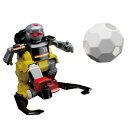 ギフト対応について 商品名 サッカーボーグ ウォールブラック シリーズ／メーカー オムニボット（Omnibot)／タカラトミー 商品説明 天下分け目のロボットサッカー、さぁキックオフ！！ 手元のコントローラーを使って前後左右、軽やかに機体をコントロール！ さぁゴールにせまってきたぞ、な、な、なんと右足と左足で、シュートの球スジを蹴り分ける事ができちゃうんっです！ ヤバイ！右足は狙い澄ました精密なグラウンダーシュート、左足はズドンッ！ 豪快に浮き上がるライジングシュートが気持ちいいぃぃぃ！巧みなコントロールで相手をかわせ、ボールをうばえ！！ 蝶のように舞い、ハチのように刺す！！いまだ！MAX11人対11人の複数対戦も可能！多い！多いぞ！！ 2対2、3対3がオススメだ！紙製ゴールとターゲットが付いていて、一人で猛特訓してテクニックを磨こう！いざ、サッカーボーグ！！ 【セット内容】 本体(1)、 コントローラー(1)、 ゴールシート(2)、 ラベルシール(1)、 ボール(1)、 ブレード（左右）(2)、 取扱説明書(1) 商品詳細 ・パッケージサイズ　：W200×H150×D110mm ・発売日　：2018年4月26日 ・電池　：本体：単4形アルカリ乾電池×3、コントローラー：単4形アルカリ乾電池×2（別売） 対象年齢 6歳以上 JANコード 4904810109938 コピーライト (C)TOMY （TAKARATOMY TAKARATOMMY タカラ トミー TAKARA TOMY TOMMY たからとみー TRANS FORMERS ロボット 更新日：2018/4/27)次世代ロボットサッカーバトル開幕！ 決めろ！スーパーシュート!! オムニボット（Omnibot） サッカーボーグ ウォールブラック タカラトミー