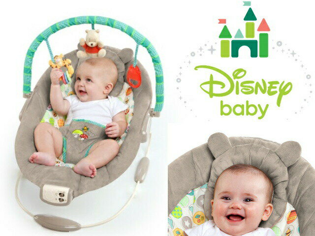【送料無料】ウィニーザプー・ドッツ&ハニーポッツバウンサー ゆりかご KidsII プレゼント ギフト ベビーチェア