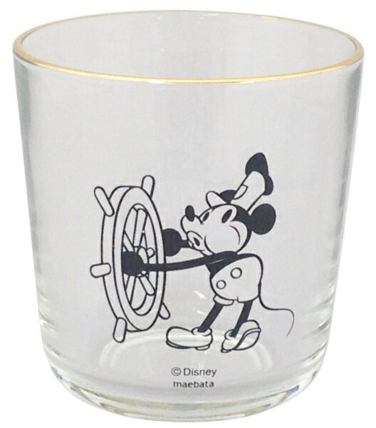 90周年記念限定品 ディズニー ミッキー フレンズ タンブラー 蒸気船 D-MF42 240ml 51398 maebata カップ コップ グラス Disney mickey mouse ミッキーマウス プレゼント 母の日