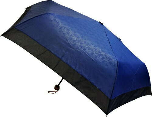 【期間限定クーポン配布中】蛇の目風折りたたみ傘 縁 紺x胡麻 55cm JK-109 サントス かさ プレゼント ギフト