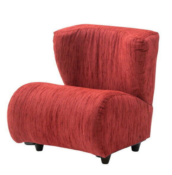 【送料無料】ポータブルチェア レッド NS-611RD 東谷 メーカー直送 同梱不可 代引不可 配送地域限定 ソファー 1人掛 一人用 いす イス 座椅子 コンパクト インテリア 家具 おしゃれ カワイイ