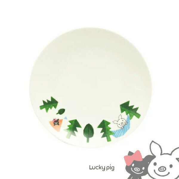 LuckyPig giggle ケーキ皿 ハンモック 15.7cm 日本製 美濃焼 小皿 Sugar Land 78808 シュガーランド ラッキーピッグ プレゼント