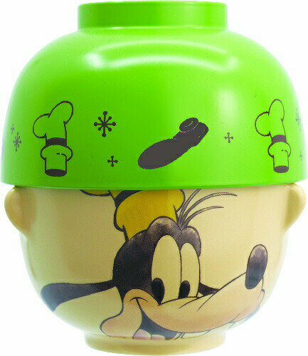 【送料無料】汁椀茶碗セットミニ クレヨンタッチ グーフィー SAN3289-1 サンアート sunart ディズニー Disney プレゼント ギフトのサムネイル