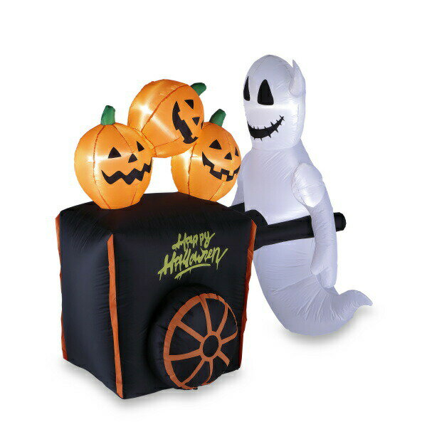 エアーディスプレイ　パンプキンカート HW-1157 友愛玩具 ハロウィン 飾り かぼちゃ カボチャ 雑貨 装..