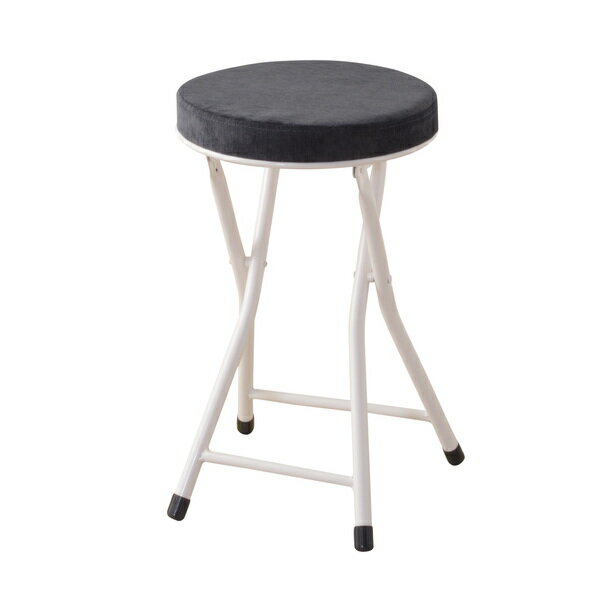 ロンダ スツール PC-31SBK ブラック 東谷 おしゃれ メーカー直送 同梱不可 代引不可 配送地域限定 折りたたみ イス 丸椅子