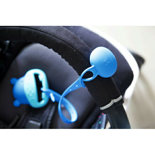 マーカス&マーカス フリップ＆ストラップ パープル MMFNS-04 おもちゃ おしゃぶり カトラリーなどをしっかりホールド ベビー 赤ちゃん プレゼント ギフト