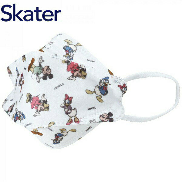 メール便発送 スケーター 高機能立体不織布マスク子供用 5枚入り ミッキーマウス ディズニー Disney MSKSH3 こども 子ども 3D キャラクター Skater