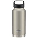 【ポイント最大30倍 ※要エントリー】スクリューハンドルマグボトル800ml シルバー STSC8 スケーター 水筒 直飲み 保冷 保温 真空二重構造 マイボトル キャンプ アウトドア レジャー スポーツ おしゃれ スタイリッシュ シンプル 銀色 プレゼント ギフト Skater