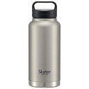【ポイント最大30倍 ※要エントリー】スクリューハンドルマグボトル1000ml シルバー STSC10 スケーター 水筒 直飲み 保冷 保温 真空二重構造 マイボトル キャンプ アウトドア レジャー スポーツ おしゃれ スタイリッシュ シンプル 銀色 プレゼント ギフト Skater