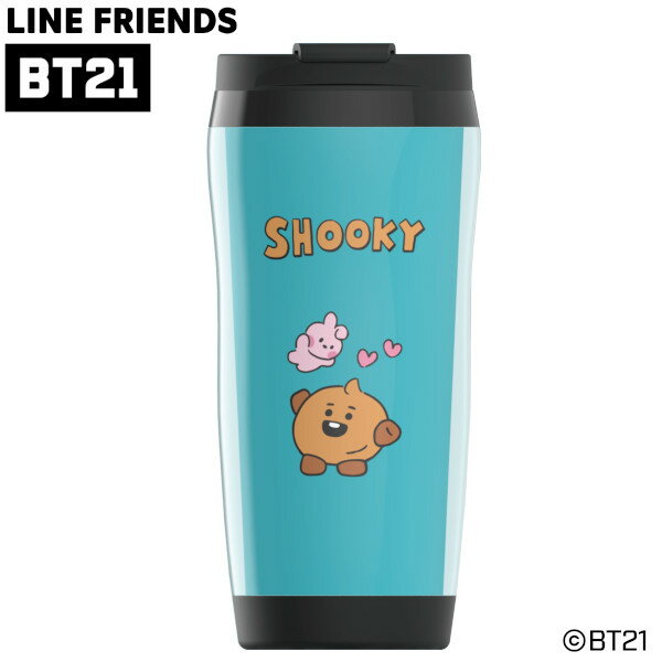 [포인트 최대 29 배 * 필수 엔트리] BT21 플라스틱 텀블러 SHOOKY 350ml ISBT-PTSH 슈키 물통 머그병 상품 상품 공식 비티 이시빌 선물 선물