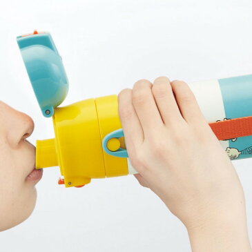 超軽量ダイレクトボトル ワンプッシュ SNOOPY ツートンカラー 470ml SDC4 スケーター スヌーピー 水筒 キッズ 子供 キャラクター プレゼント ギフト