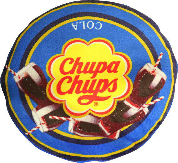 お菓子パッケージ クッションブランケット チュッパチャプス CBK014 100x70cm ひざ掛け 肩掛け 腰巻き おしゃれ