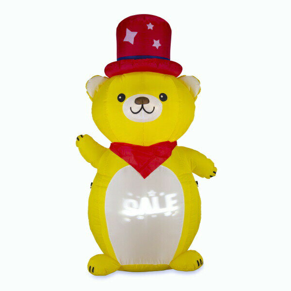 【ポイント最大29倍 ※要エントリー】エアーディスコライト セールスベア DL-1087 友愛玩具 クリスマス イルミネーション 飾り