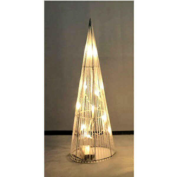 【ポイント最大29倍 ※要エントリー】電池式ワイヤーモチーフコーンツリー S WG-9336 友愛玩具 クリスマス イルミネーション 飾り