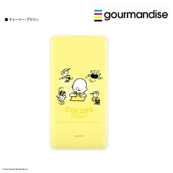 【ポイント最大29倍 ※要エントリー】メール便送料無料 チャーリー・ブラウン スヌーピー モバイルバッテリー USB/USB Type-C 4000mAh リチ...