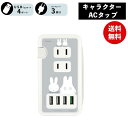 【ポイント最大29倍 ※要エントリー】メール便送料無料 ミッフィー おばけごっこ USBポート付き ACタップ MF-385GY 電源タップ ACタップ コンセント スマートフォン スマホ ACアダプタ AC充電器 ACプラグ USB 充電 持ち運び 収納 携帯グッズ キャラクター(2)