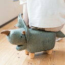 恐竜モチーフのスツール Triceratops Jr. トリケラトプスジュニア カーキ EF-ST09KHJ アンファンス 北欧 スツール いす 椅子 足置き ...