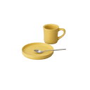 Reborn マグ&プレートセット イエロー 52831 カップ コップ 贈り物 エコ食器 皿 スプーン おしゃれ かわいい maebata プレゼント ギフト...