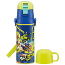 超軽量2WAYステンレスボトル 470ml スプラトゥーン3 SKDC4 スケーター 水筒 直飲み ワンタッチ コップ 紐付き 保冷 保温 軽い キャラクター ...
