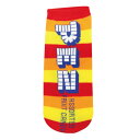 メール便発送 お菓子 ソックス PEZ ストライプ JGS0575 靴下 くつした パッケージ ペズ ペッツ おもしろ雑貨 くるぶし丈 スニーカー ギフト プレ...