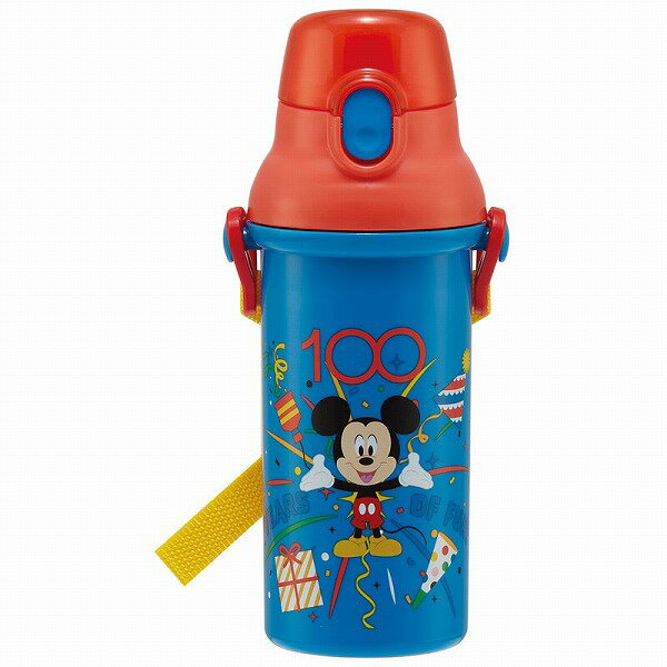 スケーター 抗菌直飲プラボトル 480ml PSB5SANAG ディズニー100周年 水筒 直飲み プラスチック 大容量 食洗機対応 キッズ 幼児 ワンタッチ ギフト プレゼント Skaterのサムネイル