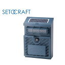【期間限定クーポン配布中】ウォールポスト ソーラーライト内蔵 INDUSTRIAL ネイビー SI-3222-NV セトクラフト SETOCRAFT POST ...