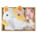【期間限定クーポン発行中】バス&ソックスセット キティ ピンク 61403 DEIGO フード付き 赤ちゃん バスタオル 新生児 ベビー おしゃれ かわいい お...