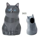 フラワー&ペンスタンド クロ P22-0705 セトクラフト SETOCRAFT ねこ 猫 花 花瓶 ペン立て かわいい おしゃれ プレゼント ギフト