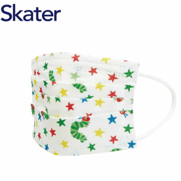 【ポイント最大29倍 ※要エントリー】メール便発送 不織布 子供マスク 10枚入 はらぺこあおむし MSKP3 スケーター 子ども用 園児 幼稚園 子ども Sk...