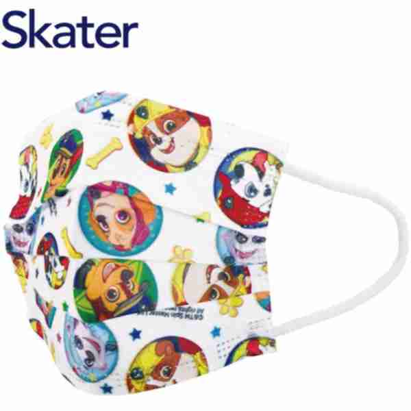 メール便発送 不織布 子供マスク 10枚入 パウ・パトロール 21 MSKP3 スケーター 子ども用 園児 幼稚園 子ども パウパト Skater