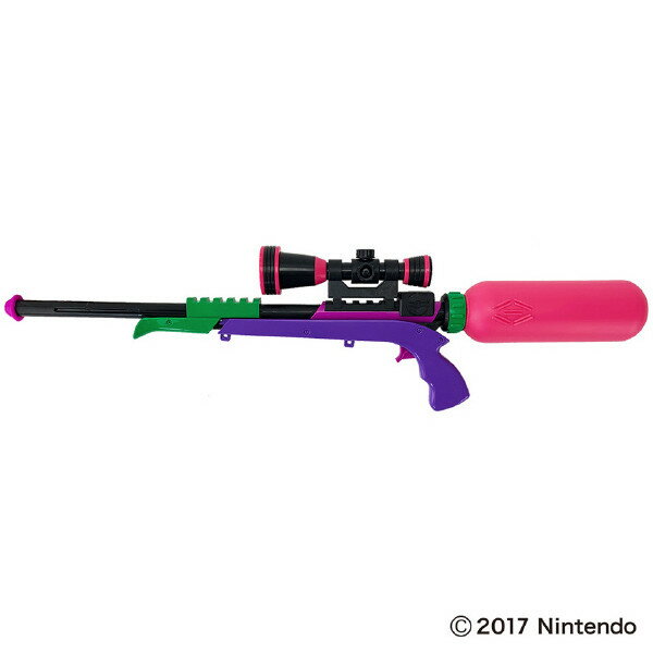 商品名スプラトゥーン2 スプラスコープ ネオンピンク サンアート商品説明インクを塗りあうナワバリバトルゲーム♪ 「スプラトゥーン2」に登場する「スプラスコープ」のリアルウォーターガンが登場！ ハンドグリップを前後に動かして加圧後、トリガーをひいて水を噴出します。 ※スコープに機能性はございません。ご了承ください。商品詳細・本体サイズ：約（幅）74×（高）20×（奥）7.5cm ・パッケージ:77(幅)×21.5(高)×8(奥)cm ・飛距離約5m ・タンク容量：約780mlJANコード4943777133037備考（c）Nintendo（夏 夏休み おうち 庭 みずあそび 鉄砲 ゲーム こども 子ども 子供 キッズ 更新日：2024/04/18）「スプラトゥーン2」に登場する「スプラスコープ」のリアルウォーターガンが登場！ スプラトゥーン2 スプラスコープ ネオンピンク サンアート