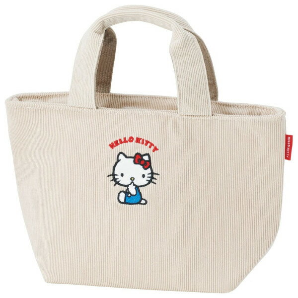 【ポイント最大29倍 ※要エントリー】スケーター ランチバッグ コーデュロイ生地 ハローキティ KCOB2 保温 保冷 かばん お弁当 袋 キャラクター クリス...